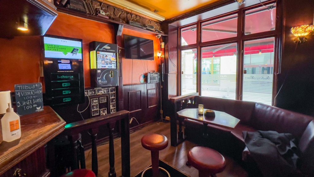 Indretningen hos Flintstone Pub