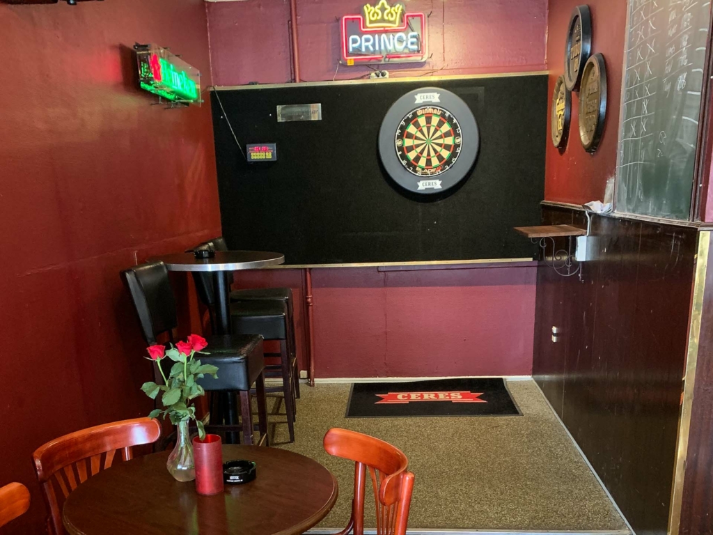 Dartskiven hos Central Bar